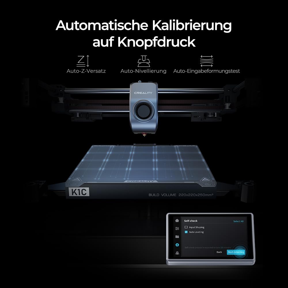 Creality K2 Plus Combo 3D-Drucker, 16-Farben Multimaterial-Druck, 350³mm XXL-Bauraum, Servo-Direktantrieb, Dual-KI-Kameras, Ultra-Leise