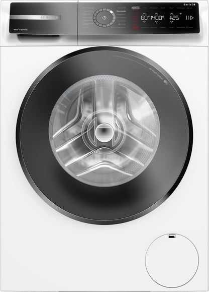 BOSCH WAN28127 Waschmaschine Serie 4, Frontlader mit 8kg Fassungsvermögen, 1400 UpM, Iron Assist, Active Water Plus, EcoSilence Drive, Speed Perfect, Weiß, 60cm