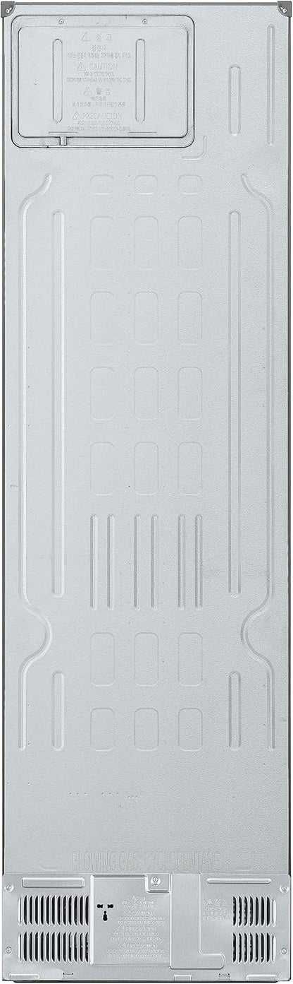 LG GBV22NCCEP Kühl-/Gefrierkombination – Smart Inverter Compressor, Total No Frost, Modern Flat Door Design, Matt Schwarz Metallic, Energieeffizienz A