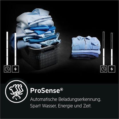 AEG L7WBA60680 Waschtrockner / DualSense - schonende Pflege / 8 kg Waschen / 5 kg Trocknen / D / energiesparend / Mengenautomatik / Nachlegefunktion / ProSteam - Auffrischfunktion / 1600 U/min Weiß