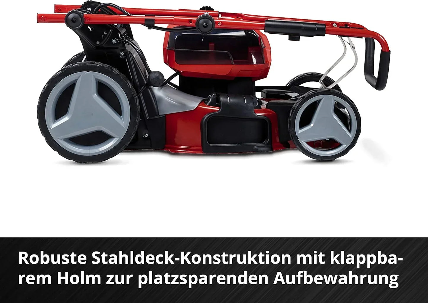 Einhell Professional Tondeuse à gazon sans fil GP-CM 36/47 S HW Li Power X-Change (36V, 47 cm largeur de coupe, autotractée, moteur sans charbon) Livré avec 4 Batteries 4,0Ah et 2 Chargeurs Doubles