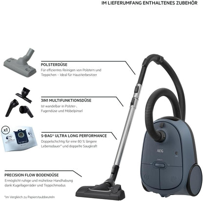 AEG L6FBA51480 Waschmaschine / 8,0 kg / Leise / Mengenautomatik / Nachlegefunktion / Kindersicherung / Schontrommel / Wasserstopp / 1400 U/min