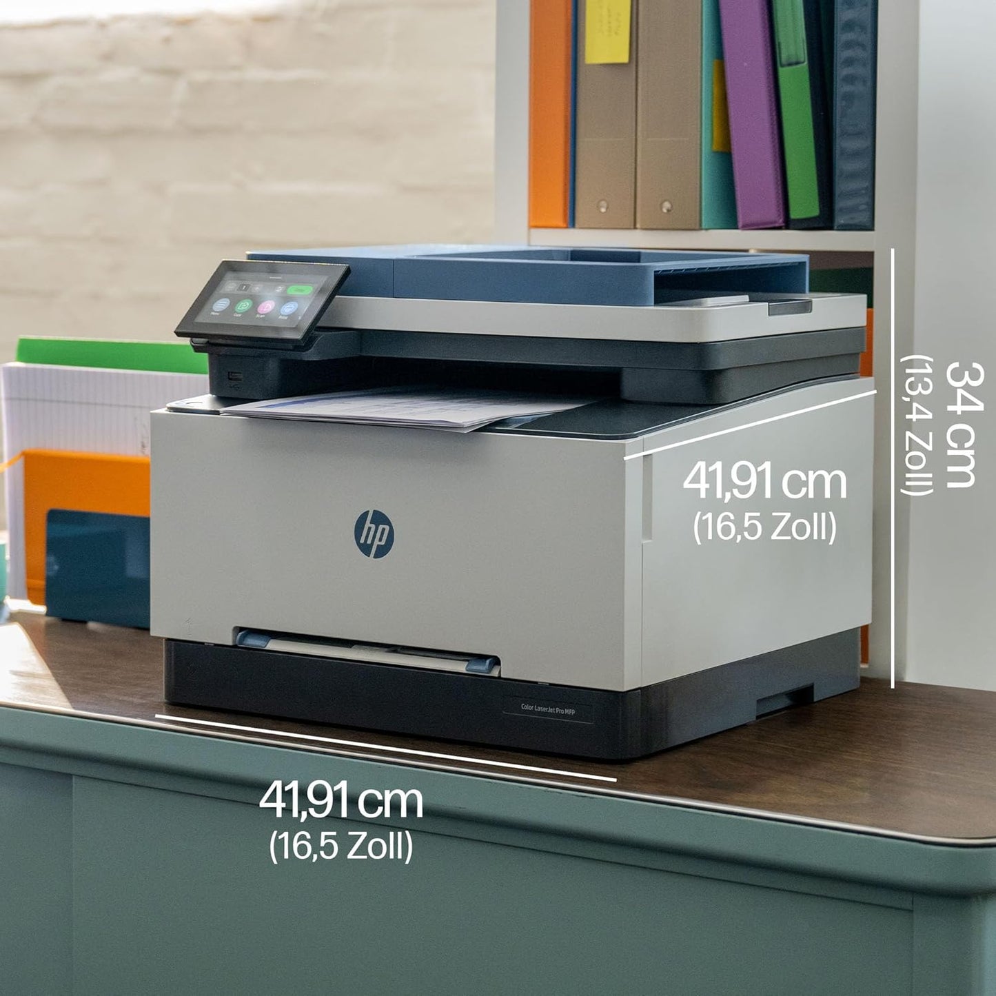 HP Color LaserJet Pro MFP 3302fdwg Multifunktions-Farblaserdrucker, Fax, Automatischer beidseitiger Druck, Touchscreen, Wi-Fi, Ethernet, USB, HP Wolf Pro Security