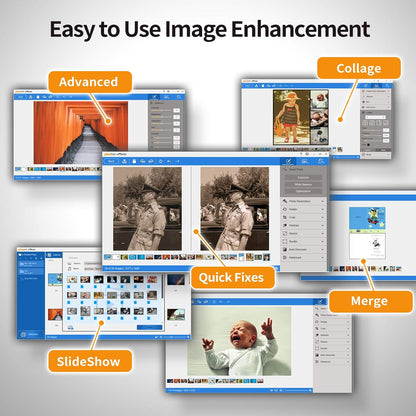 Plustek Foto-Scanner – ePhoto Z300 German Design Award 2018, scannt 4x6 Fotos in 2 s, automatische Ausrichtung und CCD-Sensor. Unterstützt Mac und PC.