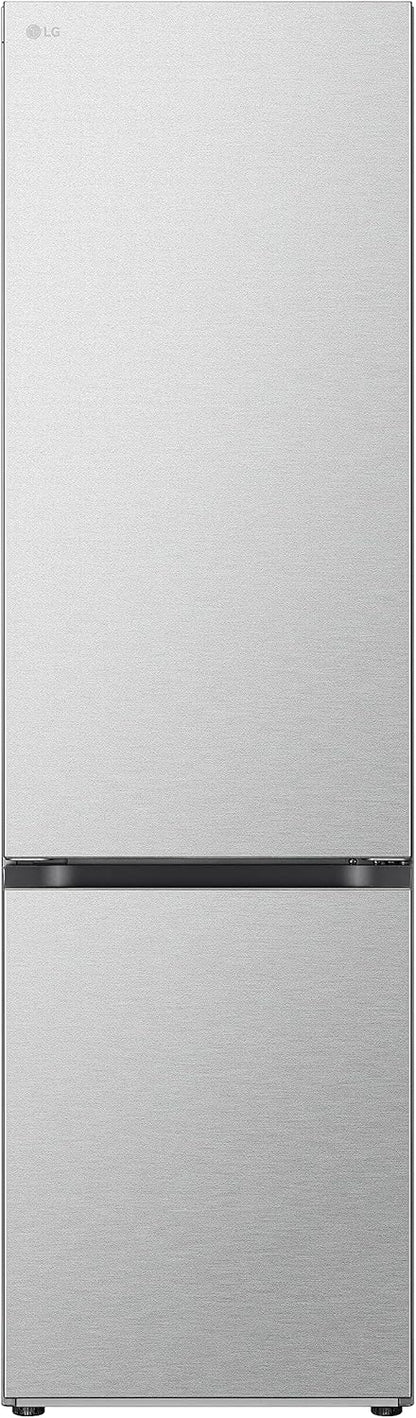 LG GBV22NCCEP Kühl-/Gefrierkombination – Smart Inverter Compressor, Total No Frost, Modern Flat Door Design, Matt Schwarz Metallic, Energieeffizienz A
