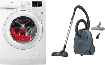 AEG L6FBA51480 Waschmaschine / 8,0 kg / Leise / Mengenautomatik / Nachlegefunktion / Kindersicherung / Schontrommel / Wasserstopp / 1400 U/min