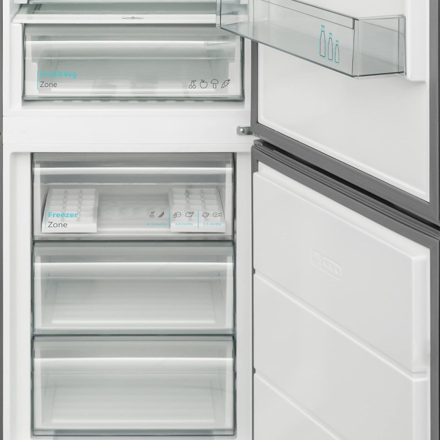 Sharp SJ-BA20DHXIC-EU Kühlschrank Kühl-Gefrierkombination NoFrost Inox Look