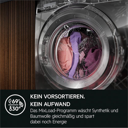 AEG L6FBG51470 Waschmaschine / Serie 6000 mit ProSense / Testsieger der Stiftung Warentest / 7,0 kg / Leise / Mengenautomatik / Nachlegefunktion / Kindersicherung / Wasserstopp / 1400 U/min