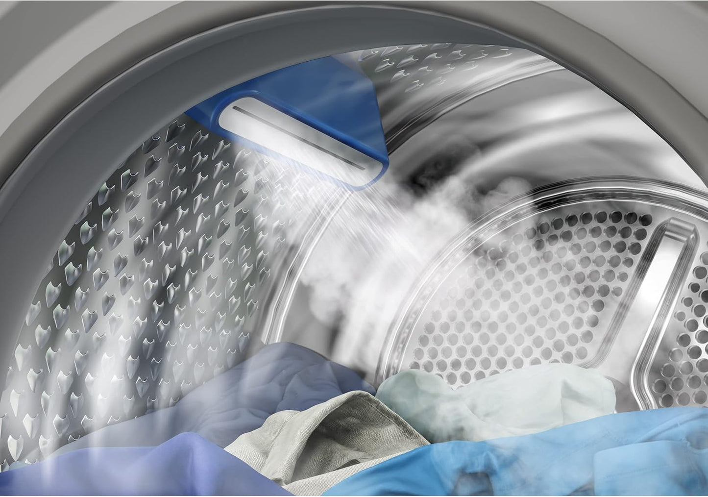 Beko B3WFU58415W1 b300 Waschmaschine, 8 kg, Waschvollautomat, Restzeitanzeige, Schleuderwahl, 1400 U/min, Dampffunktion, AddXtra-Nachlegefunktion, Bluetooth, Hygiene+ allergikergeeignet, Weiß