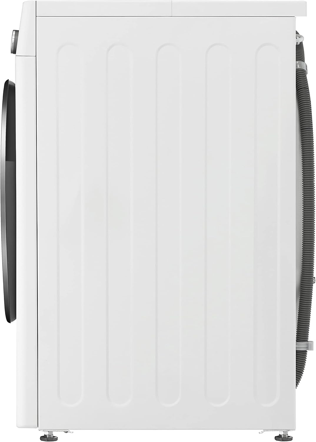 LG W4WR7096YB, Klasse D, Frontlader-Waschtrockner 9 - 6 kg, 62 x 60 x 85 cm, Wi-Fi, AI Direct Drive, Tiefenreinigung mit Dampf, TurboWash 360, Große Kapazität, Außentür aus gehärtetem Glas, Weiß