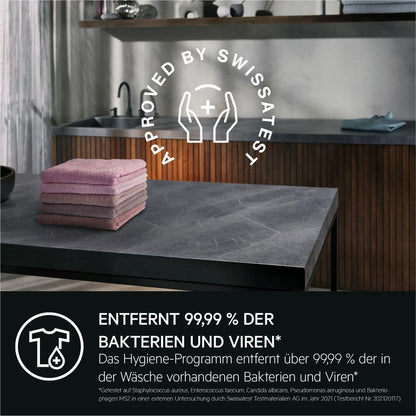 AEG L6FBG51470 Waschmaschine / Serie 6000 mit ProSense / Testsieger der Stiftung Warentest / 7,0 kg / Leise / Mengenautomatik / Nachlegefunktion / Kindersicherung / Wasserstopp / 1400 U/min