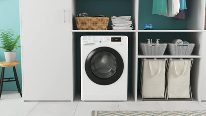 Privileg PWFV X 753 N Waschmaschine Frontlader/1400 U/min/7 kg/EEK B/Push & Go Steam/Schnell 20°/40°/60°, Express 30', Kurz 45'/Inverter-Motor/Mehrfachwasserschutz/Water Balance Plus