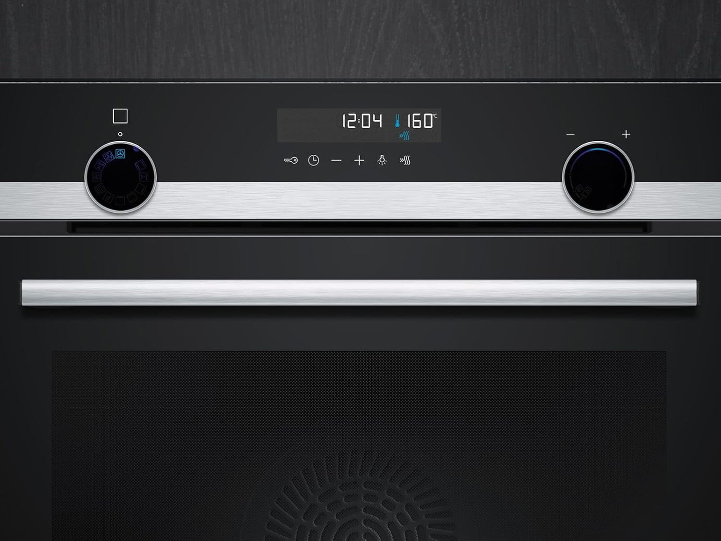 Siemens HB572ABS3, iQ300, Einbau-Backofen 60 x 60 cm, Air Fry, activeClean Pyrolyse Selbstreinung, LED-Touchbedienung, 3D Heißluft, Schnellaufheizung, cookControl10 Automatikprogramme, Edelstahl