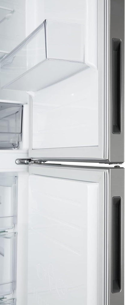 LG GBV22NCCEP Kühl-/Gefrierkombination – Smart Inverter Compressor, Total No Frost, Modern Flat Door Design, Matt Schwarz Metallic, Energieeffizienz A