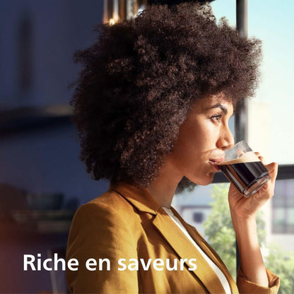 Philips Série 5400 Machine Expresso - Café à Grain - LatteGo Mousseur à Lait, 12 Spécialités de Café, Affichage Intuitif, 4 Profils Utilisateur, Noir (EP5441/50)