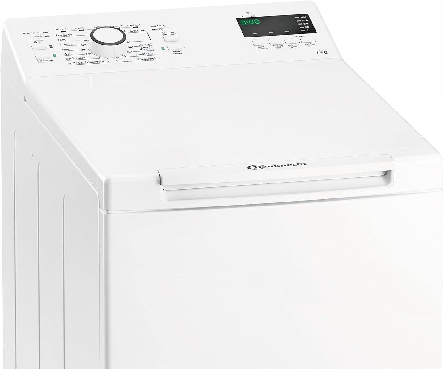 Bauknecht WMT Eco Star 6524 Di N Toplader-Waschmaschine / 6,5 kg / 1151 UpM /Antiflecken-Programm/ FreshFinish /Startzeitvorwahl/SoftOpening/ Kurz 30'/ 15° Green& Clean