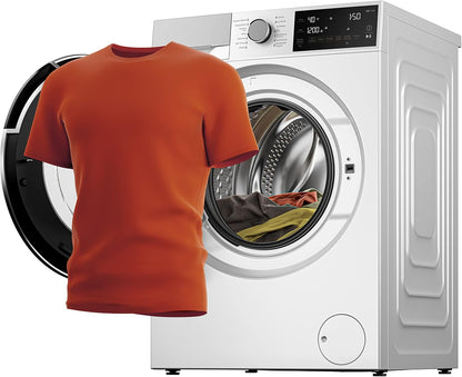 Beko B3WFU58415W1 b300 Waschmaschine, 8 kg, Waschvollautomat, Restzeitanzeige, Schleuderwahl, 1400 U/min, Dampffunktion, AddXtra-Nachlegefunktion, Bluetooth, Hygiene+ allergikergeeignet, Weiß