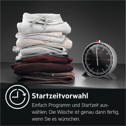 AEG L7WBA60680 Waschtrockner / DualSense - schonende Pflege / 8 kg Waschen / 5 kg Trocknen / D / energiesparend / Mengenautomatik / Nachlegefunktion / ProSteam - Auffrischfunktion / 1600 U/min Weiß