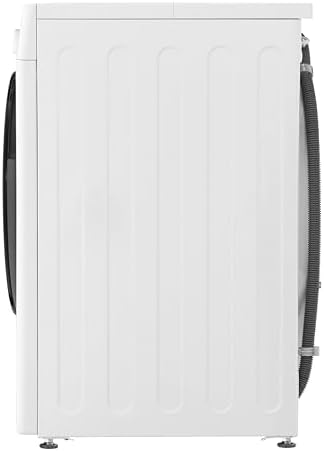 LG V7WD107H2E, Klasse E, Frontlader-Waschtrockner 10,5 - 7 kg, 1400 U/min, AI Direct Drive, Wi-Fi, Tiefenreinigung mit Dampf, TurboWash, Größere Kapazität, 62 x 60 x 85 cm ꟷ Weiß