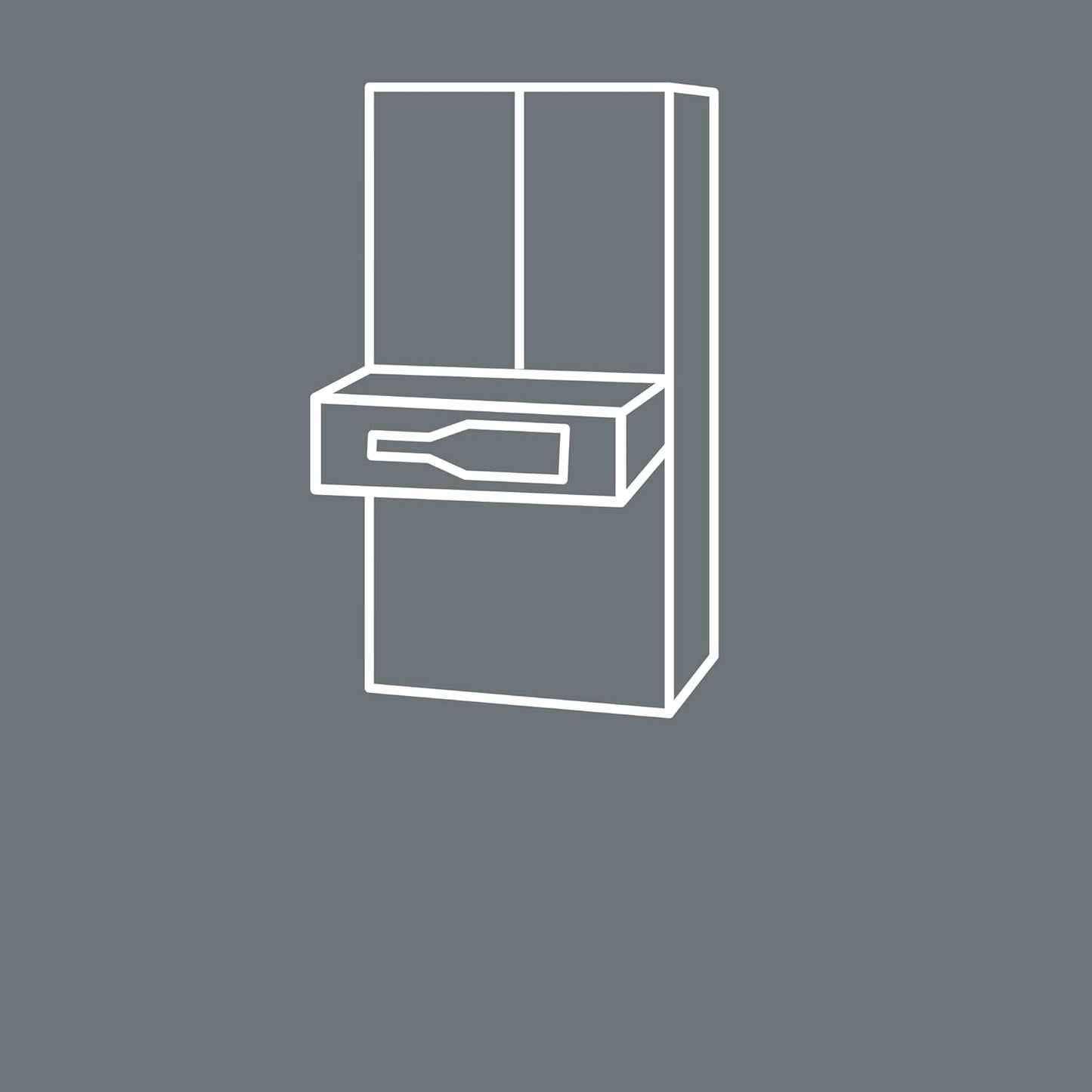 SIEMENS KF96NVPEA iQ300 Multi-Door-Kühlschrank, 183 x 91 cm, 405 L Kühlen & 200 L Gefrieren, hyperFresh längere Frische, noFrost nie wieder abtauen, superCooling schnellere Kühlung