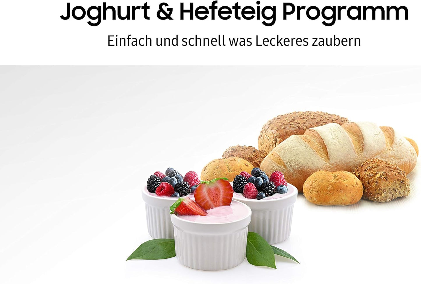 Samsung MC28H5015AS/EG Kombi-Mikrowelle mit Grill und Heißluft / 900 W / 28 L Garraum (Extra groß) / 51,7 cm Breite / Hefeteig-/Joghurt-Programm / silber