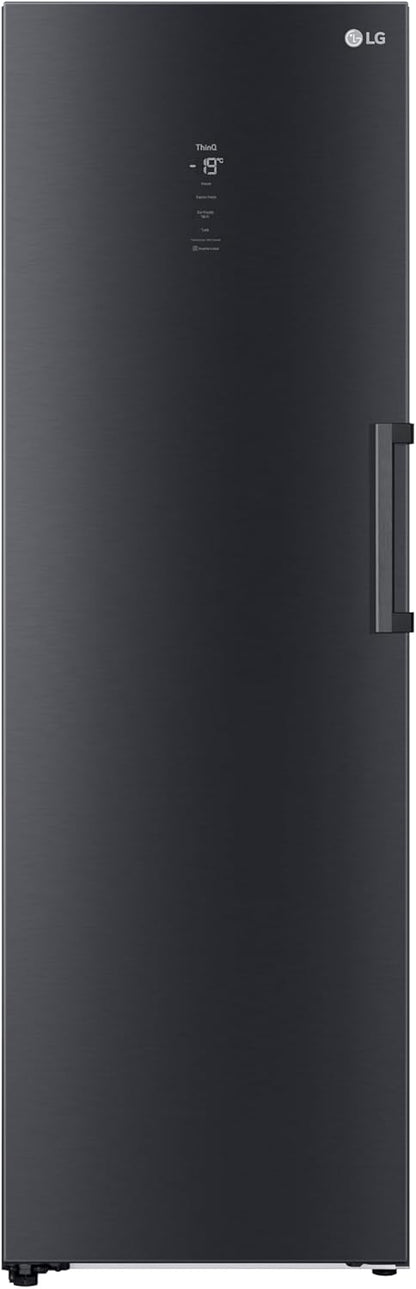 LG GLM71MCCSX, Klasse C, 386 L, Kühlgerät mit Touchdisplay, XXL-Stauraum, DoorCooling+, WiFi - Matte Black