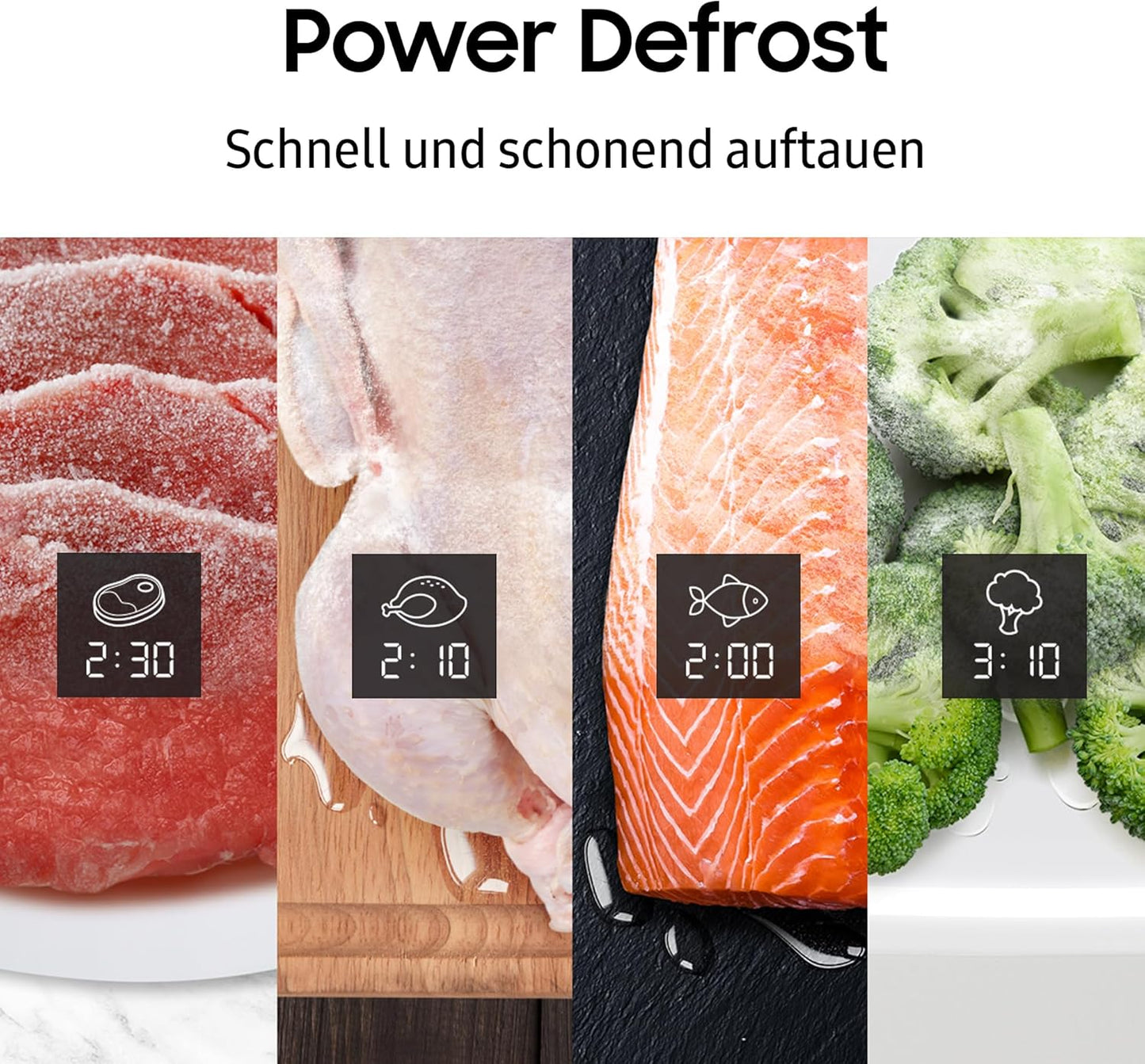 Samsung MC28A5137KK/E1 Kombi-Mikrowelle mit Grill und Heißluft, 900 W, 28 l Garraum, AirFry, Power Defrost, Kratzfester Keramik-Emaille-Inneraum, Schwarz