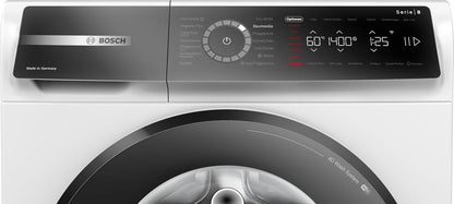 BOSCH WAN28127 Waschmaschine Serie 4, Frontlader mit 8kg Fassungsvermögen, 1400 UpM, Iron Assist, Active Water Plus, EcoSilence Drive, Speed Perfect, Weiß, 60cm