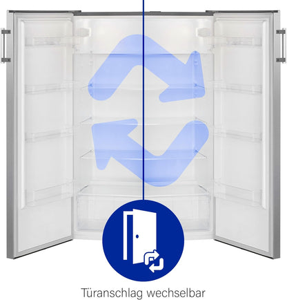 Bomann® freistehender Vollraumkühlschrank | Standkühlschrank groß 242 Liter | inkl. LED-Beleuchtung | ideal für Getränke und Lebensmittel | Türanschlag wechselbar | VS 7316.1 weiß