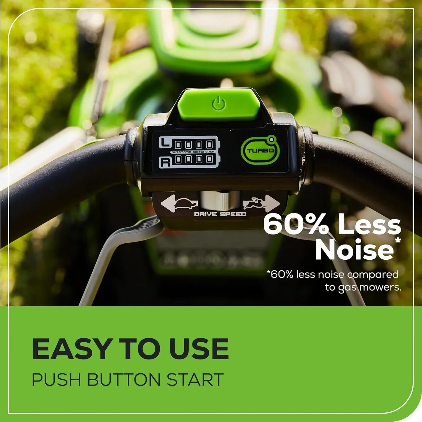 Greenworks 60V 21” Cordless (Self-Propelled) Lawn Mower , 2 x 4.0Ah Batteries and Dual Port Rapid Charger