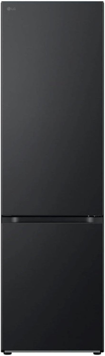LG GBV22NCCEP Kühl-/Gefrierkombination – Smart Inverter Compressor, Total No Frost, Modern Flat Door Design, Matt Schwarz Metallic, Energieeffizienz A