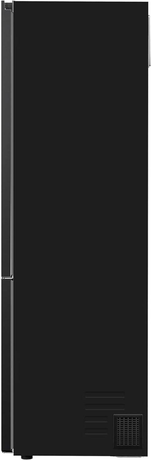LG GBV22NCCEP Kühl-/Gefrierkombination – Smart Inverter Compressor, Total No Frost, Modern Flat Door Design, Matt Schwarz Metallic, Energieeffizienz A